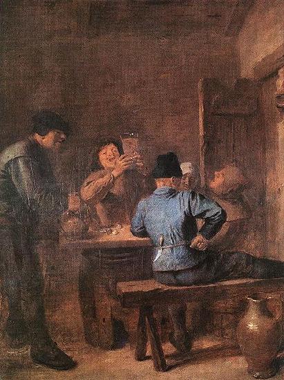 Adriaen Brouwer In the Tavern oil painting image